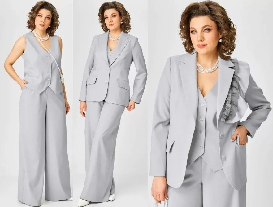 Комплект, брюки, жакет, жилет Angelina & Company 1214