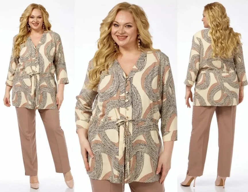 Комплект, брюки Элль-Стиль 2372