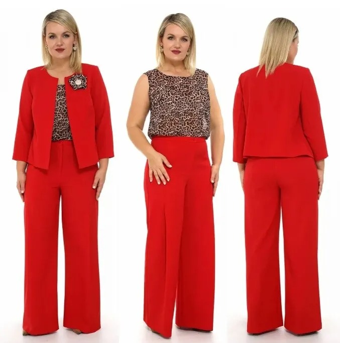 Костюм, жакет, блуза, брюки Alani Collection 2197К