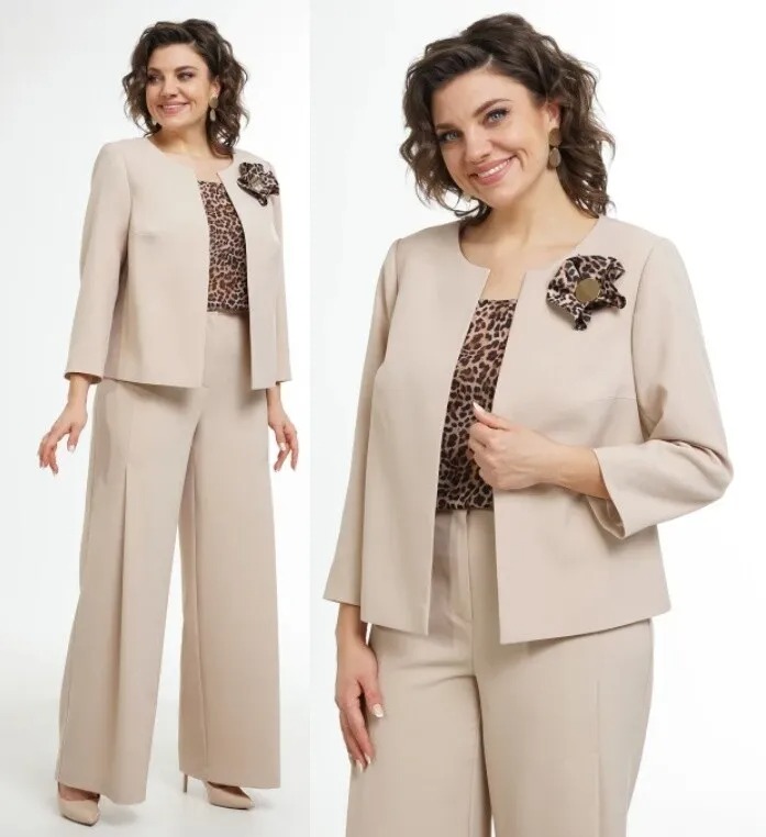 Костюм, жакет, блуза, брюки Alani Collection 2197Б