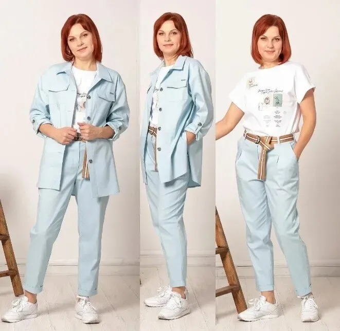 Комплект, рубашка, брюки Соджи 616Г