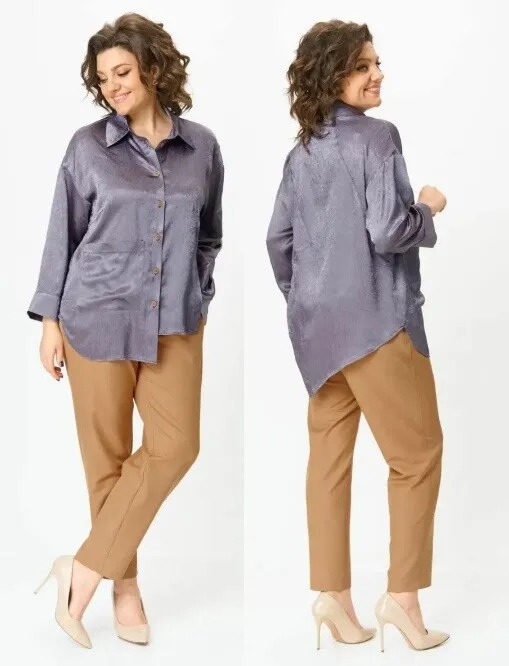 Комплект, рубашка, брюки, блуза Via-Mod 640-2