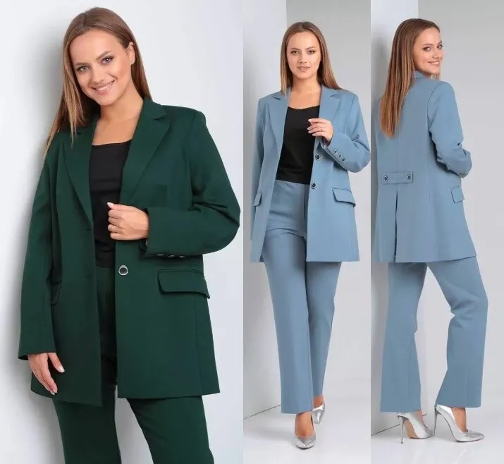 Костюм, жакет, брюки, топ Tvin 7670