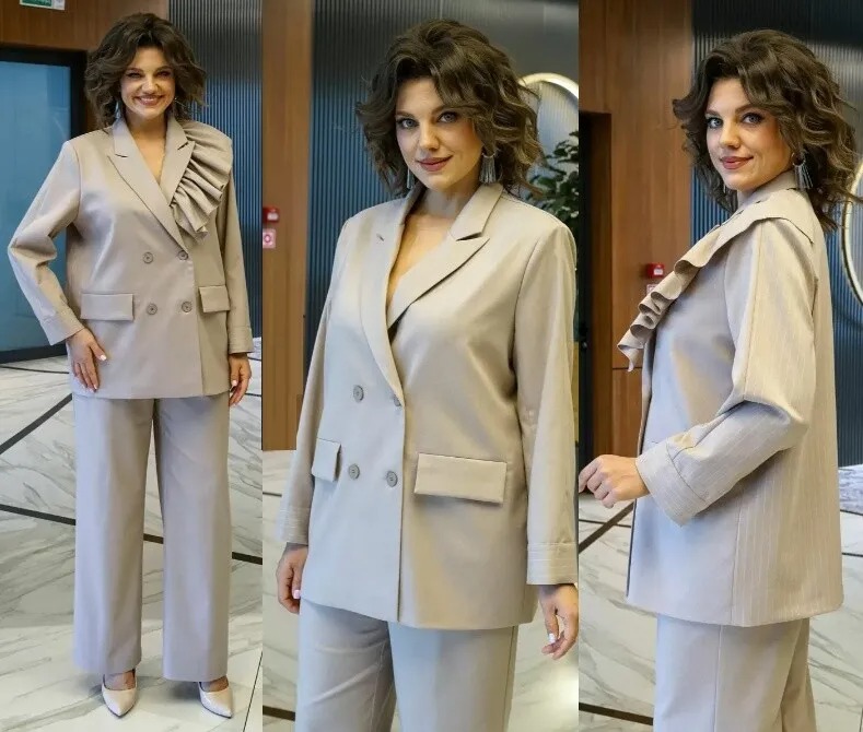 Костюм, жакет, брюки Alani Collection 2017Б