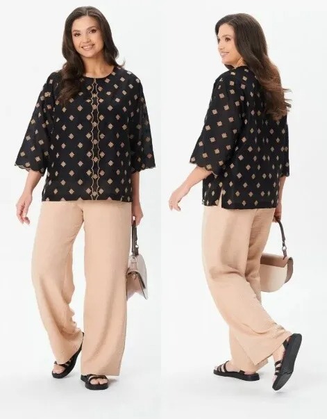 Комплект, брюки, блуза Verita 2370