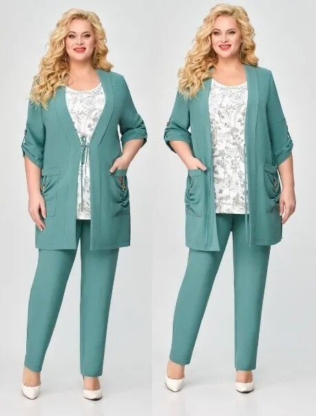 Костюм, топ, жакет, брюки Svetlana-Style 1664