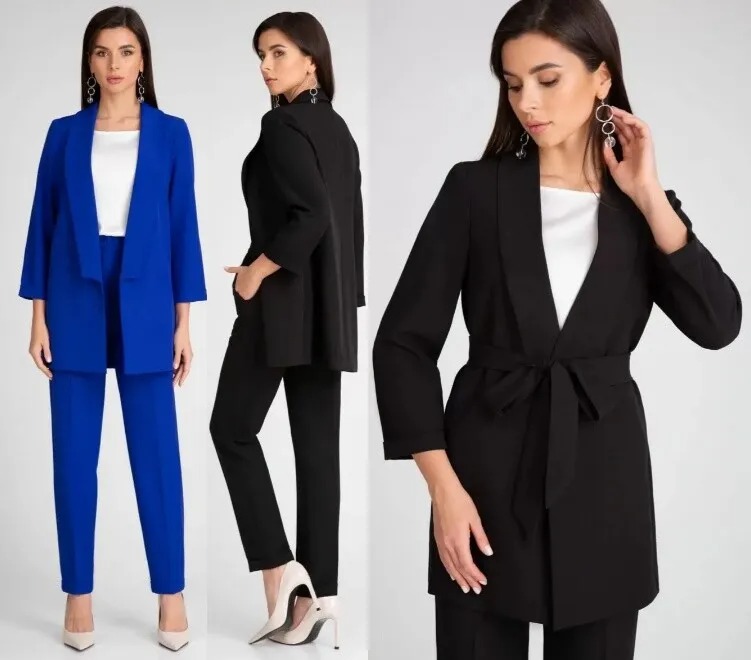 Костюм-двойка, жакет, кардиган, брюки Ivari 10305/1