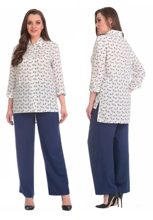 Комплект, блузка, брюки Линия-Л А-1568