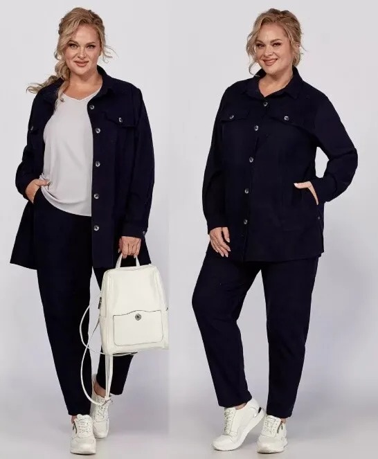 Брюки, рубашка, жакет Новелла Шарм А4066-с