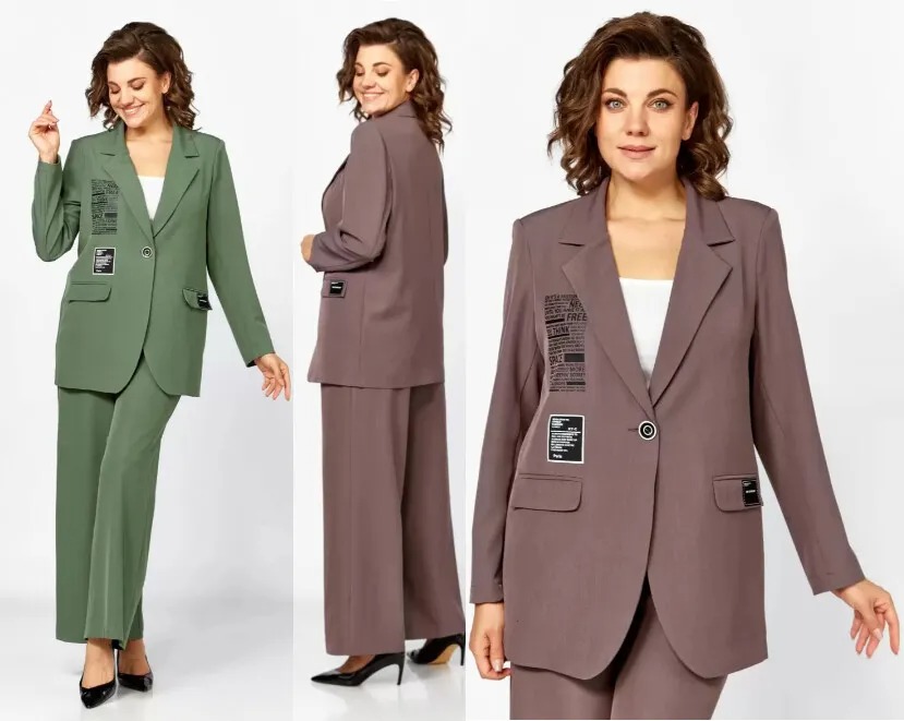 Комплект, жакет, брюки Rishelie 986