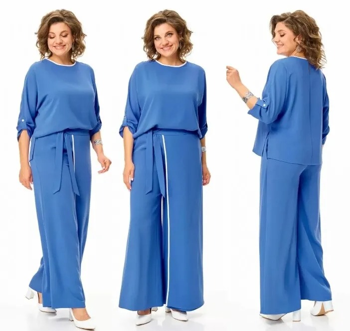 Комплект, блузон, юбка, брюки Karina Delux M-1320Г