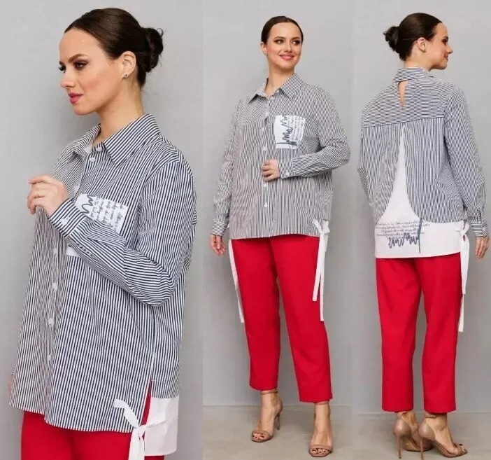 Комплект, блуза, брюки, костюм Mubliz 222
