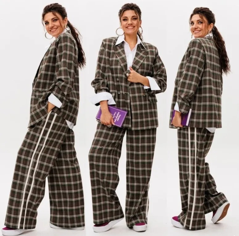 Костюм, жакет, брюки Anelli 1596