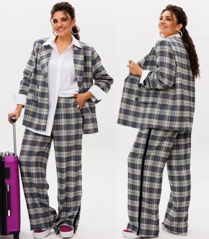 Костюм, жакет, брюки Anelli 1596-2