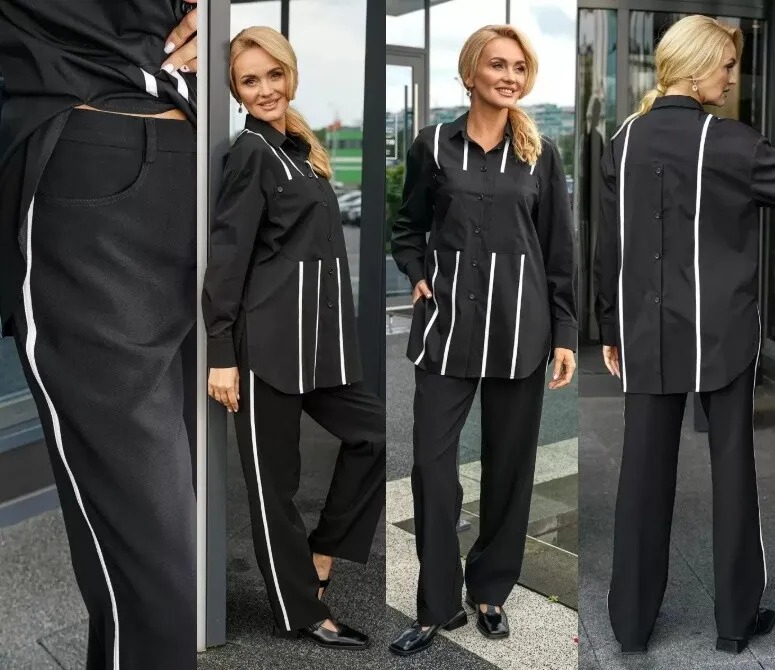 Комплект, блуза, брюки Alani Collection 2399