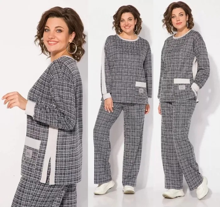 Костюм, брюки, свитшот Liliana 1474