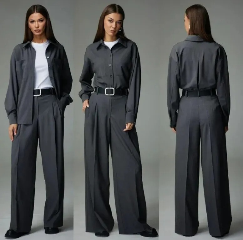 Комплект, блуза, брюки N.O.W. 1333-1