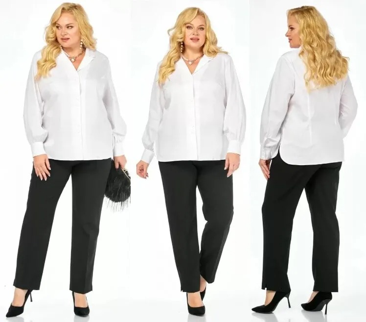 Комплект, блуза, брюки Элль-Стиль 2408