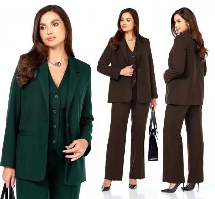 Костюм, жакет, жилет, брюки Vilena 1120