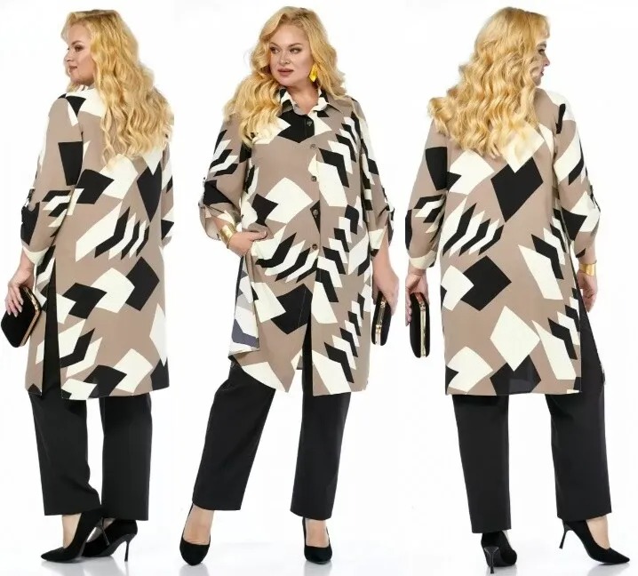 Комплект, блузка, брюки Koketka i K 1309