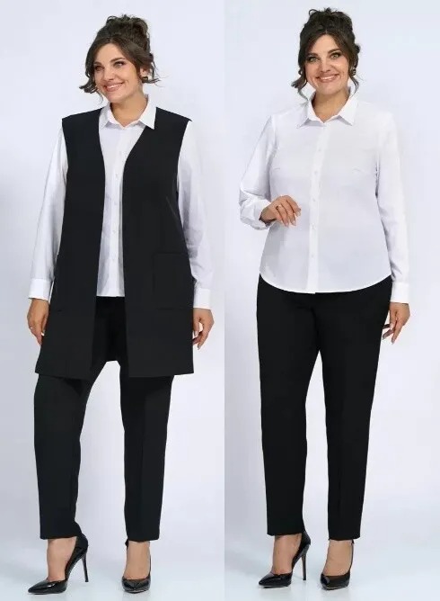 Комплект, жилет, блузка, брюки Alani Collection 2149.1