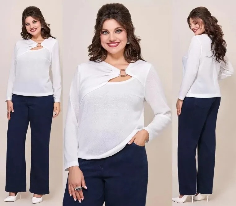 Комплект, блузка, брюки, блуза Mira Fashion 5586