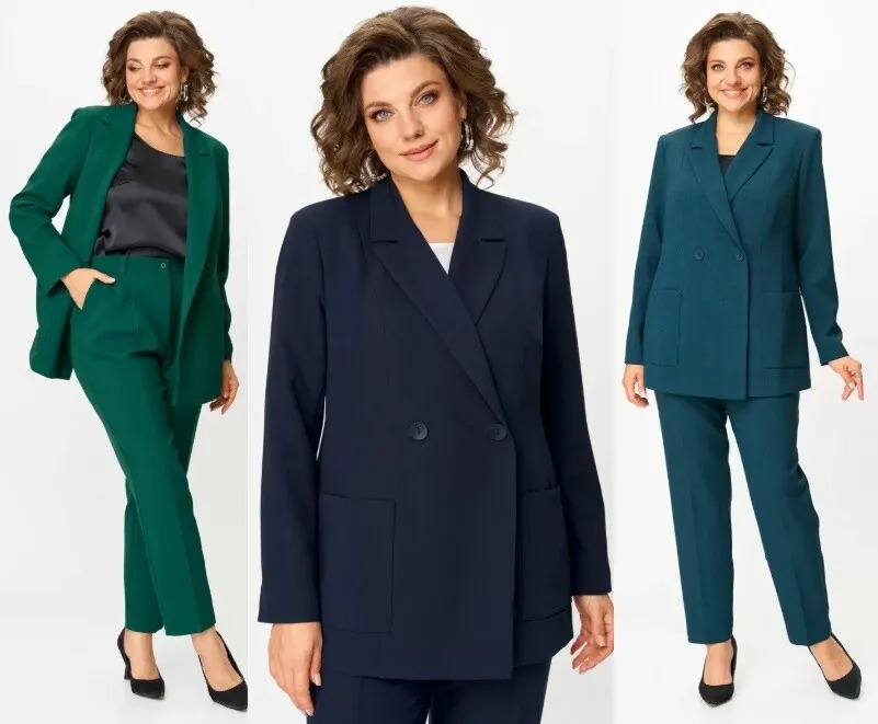 Костюм, жакет, брюки Anastasia Mak 1141А