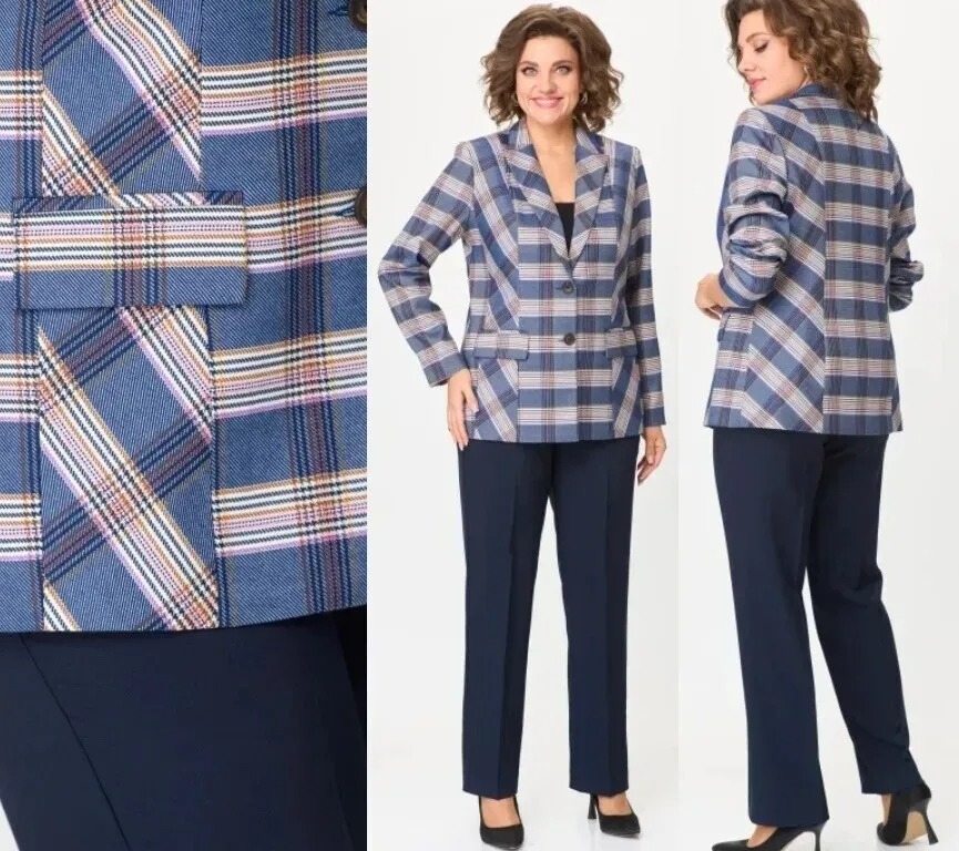 Брюки, жакет БелЭльСтиль 412+596С