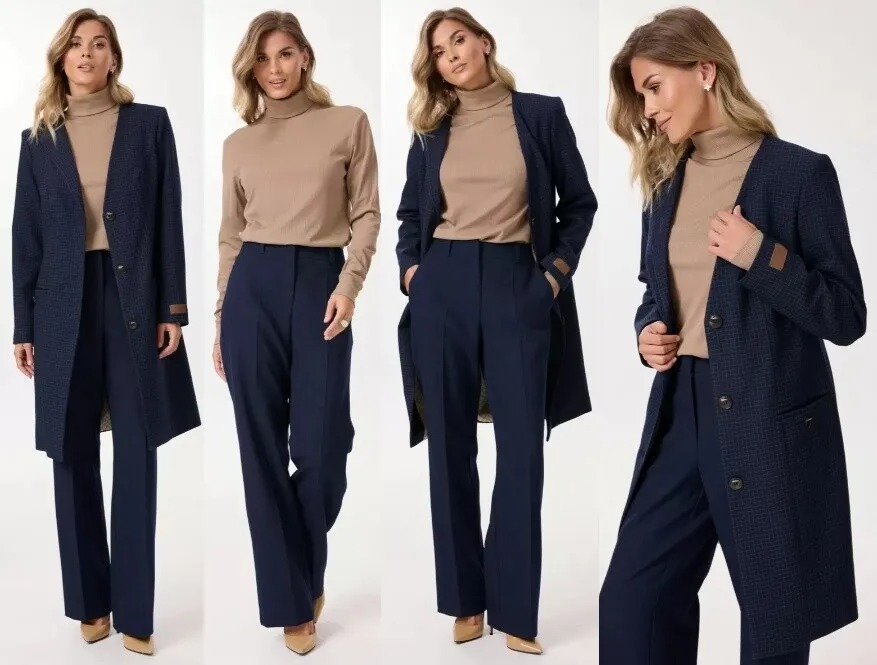 Комплект, жакет, брюки, джемпер, водолазка Твой Имидж 2220