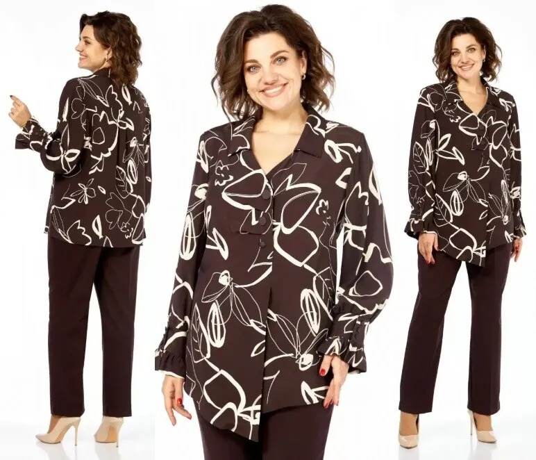 Комплект, блуза, брюки Элль-Стиль 2398/1