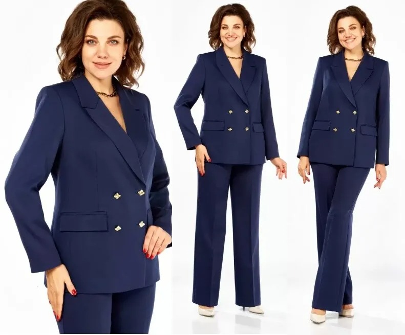 Костюм, жакет, брюки Ольга Стиль Л-205