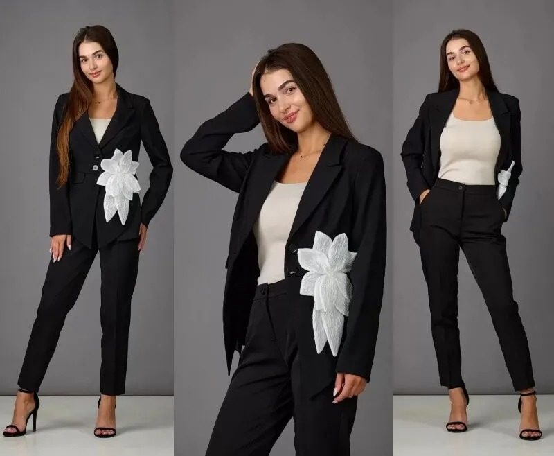 Комплект, жакет, брюки, костюм Rosheli 1133/3