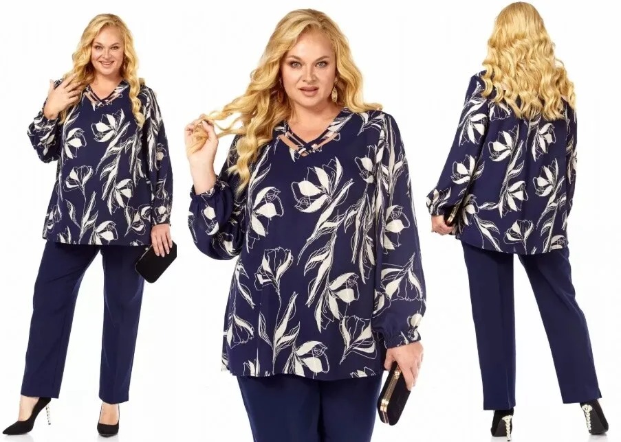 Комплект, блуза, брюки Элль-Стиль 2399