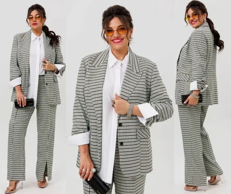 Костюм, жакет, брюки Anelli 1666