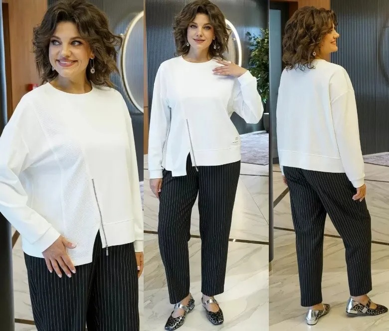 Комплект, блуза, брюки Alani Collection 2413