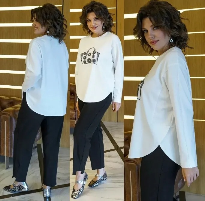 Комплект, блуза, брюки Alani Collection 2418