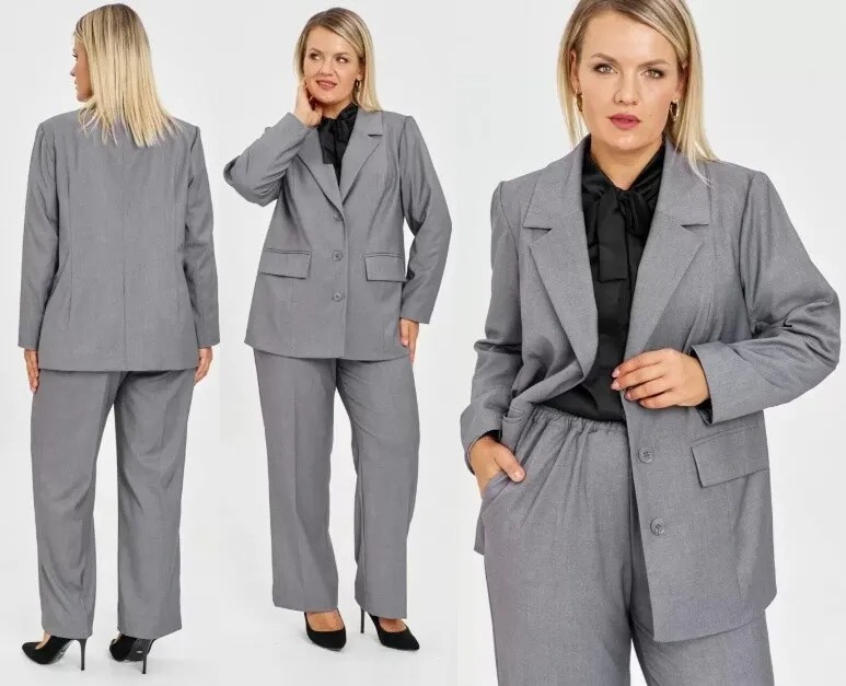 Костюм, жакет, брюки OVERYOU М221