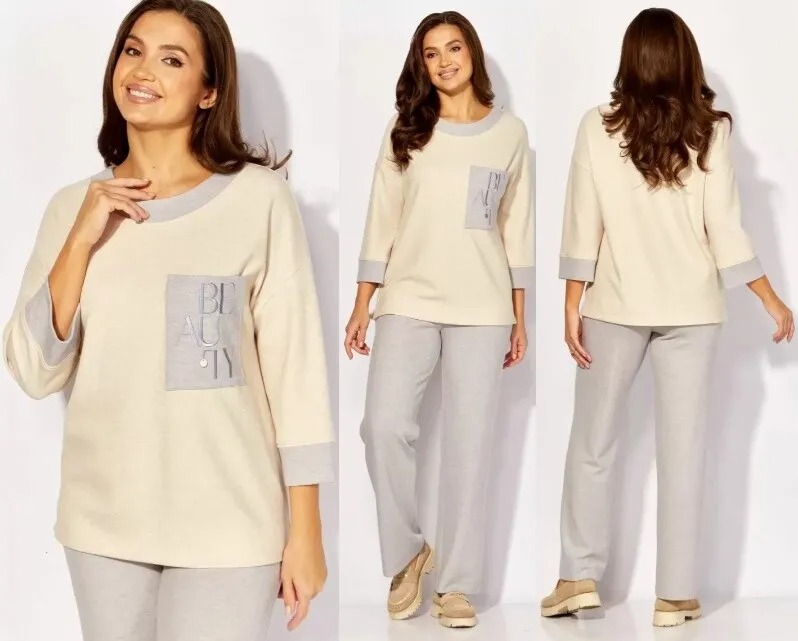 Комплект, джемпер, брюки Taier 1385