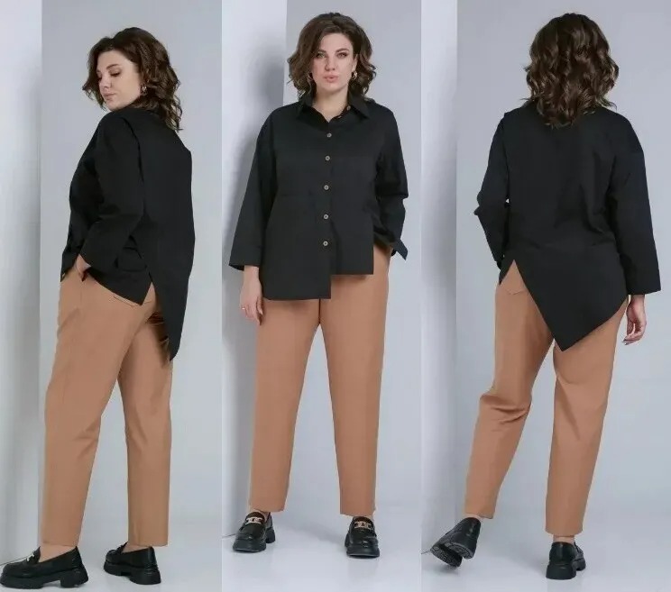 Комплект, рубашка, брюки, блуза Via-Mod 640