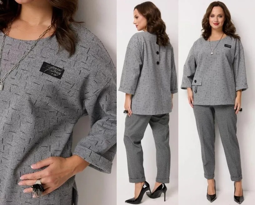 Комплект, блуза, брюки Твой Имидж 2251