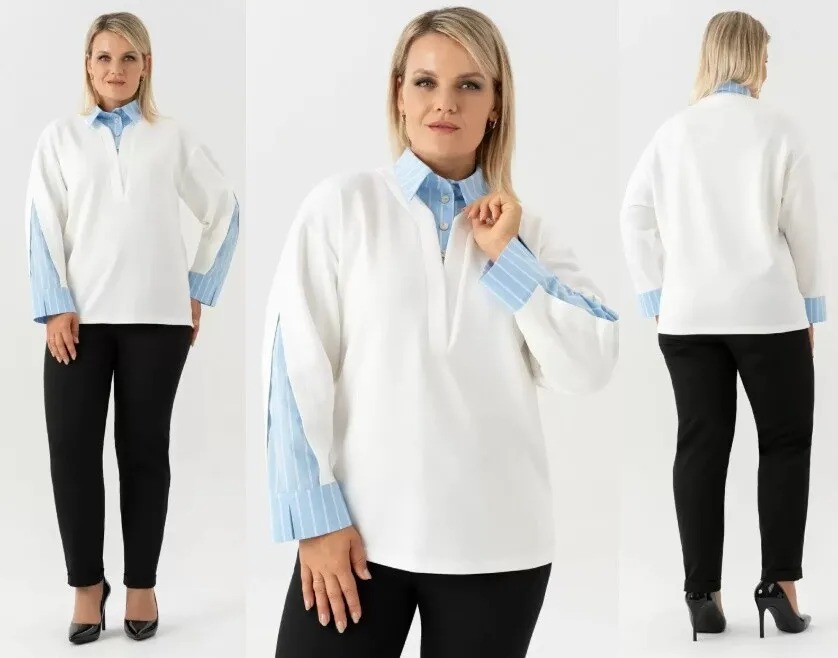 Комплект, брюки, свитшот Новелла Шарм А4075-с