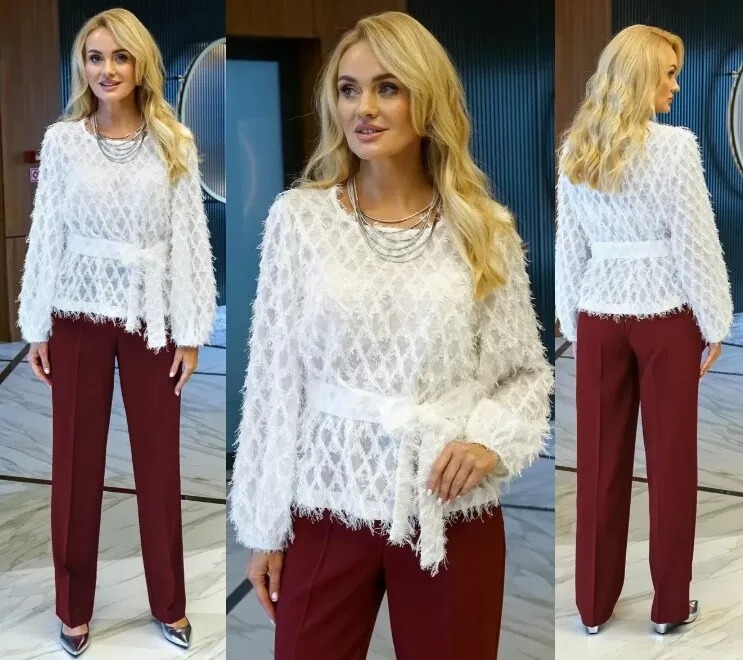 Комплект, блуза, брюки Alani Collection 2394