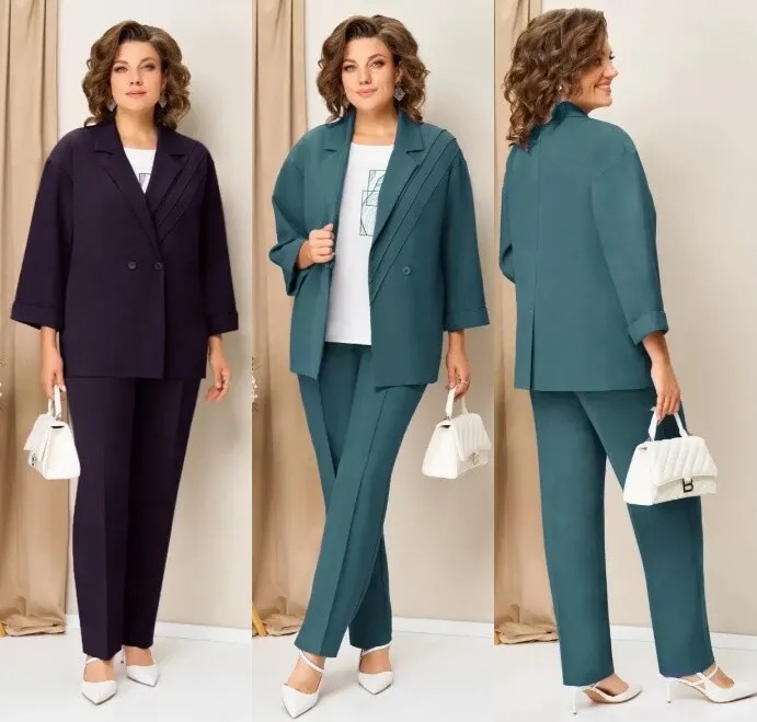 Костюм, жакет, брюки, блуза Volna 1429А