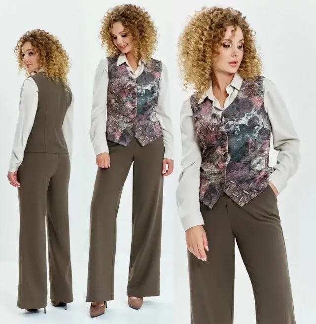 Костюм, жилет, брюки Euromoda 628