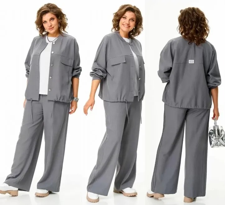 Комплект, топ, брюки, костюм Karina Delux M-1368