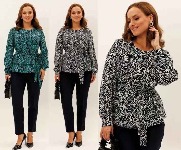 Комплект, блузка, брюки Liona Style 958