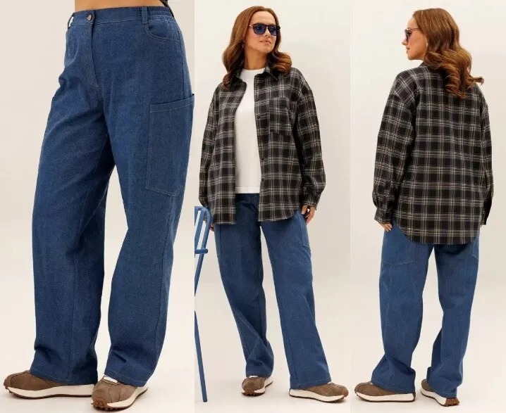 Комплект, рубашка, джинсы Liona Style 955С