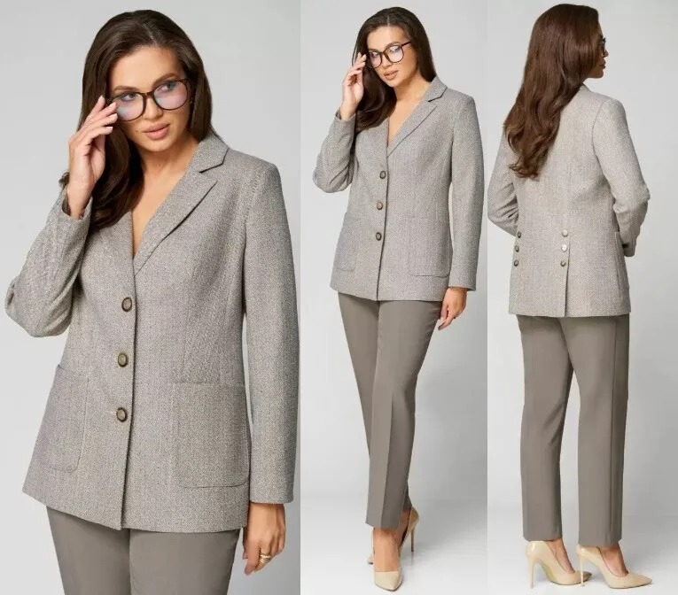 Костюм, жакет, брюки Мишель Стиль 1316