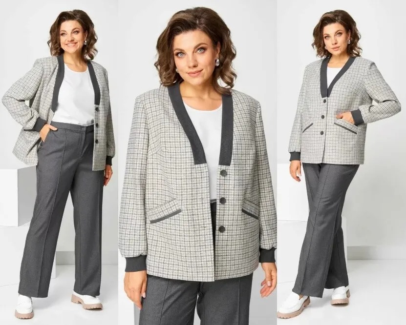 Комплект, жакет, брюки Асолия 1500