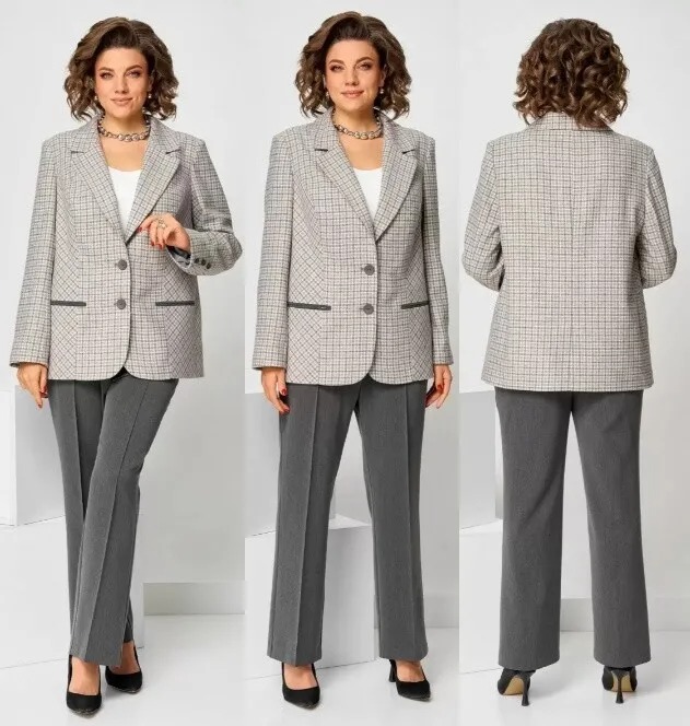 Костюм, жакет, брюки Асолия 1505